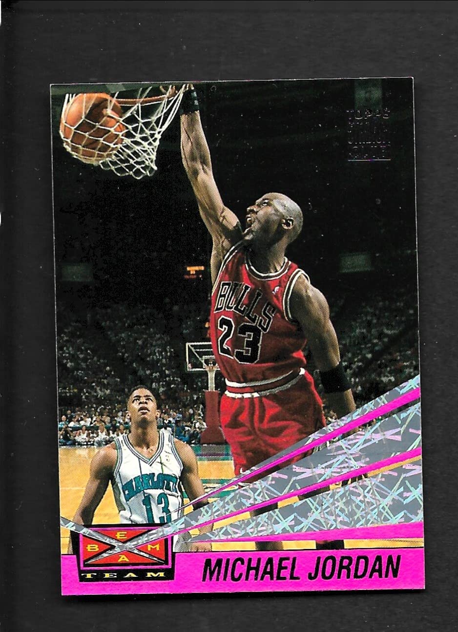 Amazon.com: 1993-94 TOPPS STADIUM CLUB BEAM TEAM #4 MICHAEL JORDAN