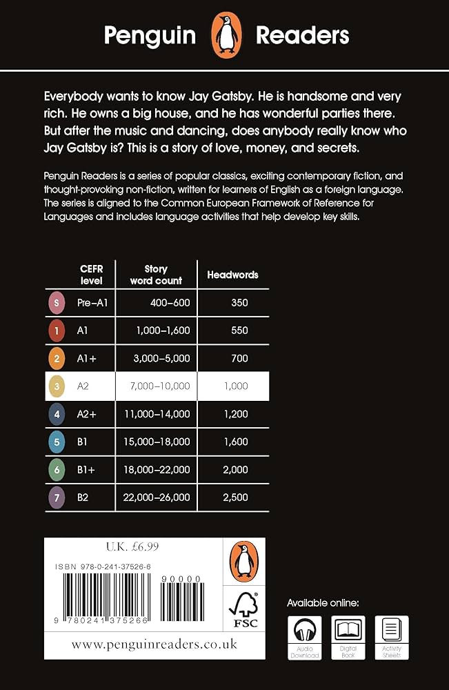 Amazon.com: Penguin readers level 3; the great gatsby