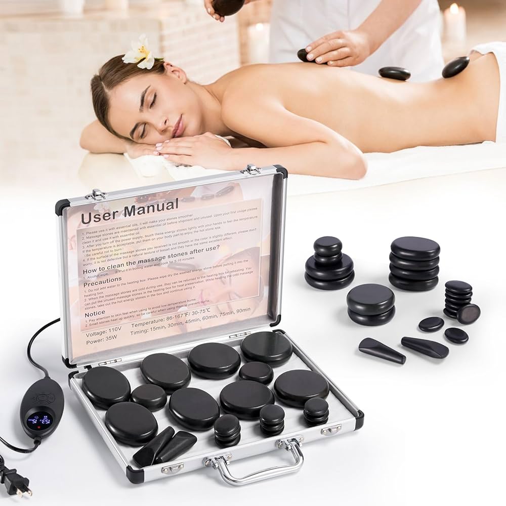 Amazon.com: Hot Stones Massage Warmer Kit with Temperature