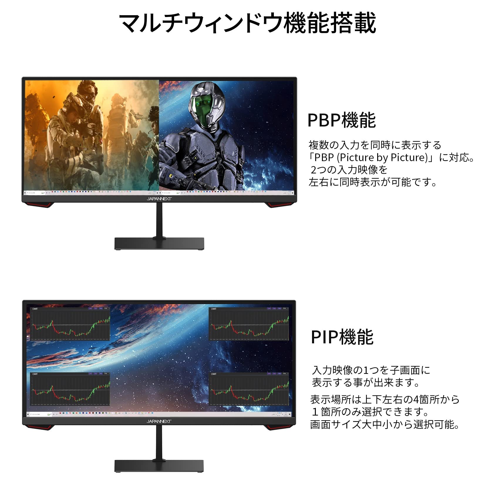 Amazon.co.jp: JAPANNEXT 23.3インチ ゲーミングモニター 200Hz 1ms