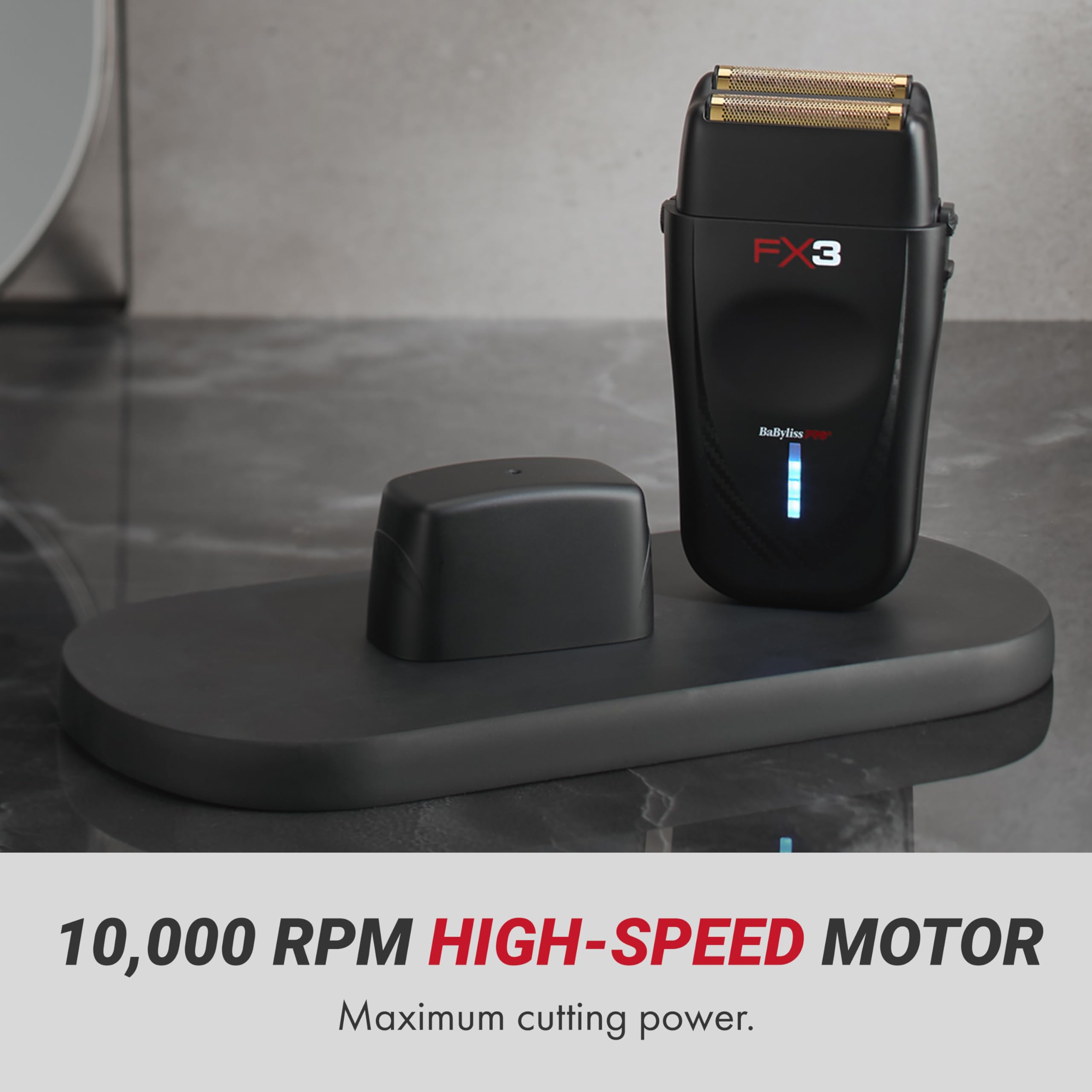 Amazon | BaBylissPRO Barberology ダブルフォイルシェーバー FXX3SB