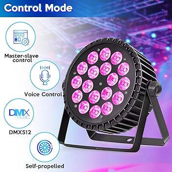 Amazon.com: LED Par Can Stage Lights, 18x12W RGBW 4 in 1 DJ Lights