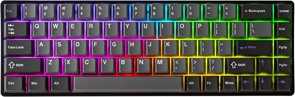 Amazon | DrunkDeer G65 eスポーツゲーミングキーボード、ラピッド