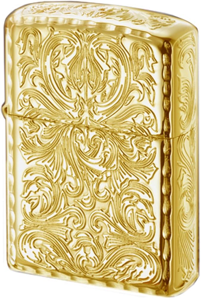 Amazon.com: Zippo Armor Case Arabesque Gold Plating Tank 5-Sides