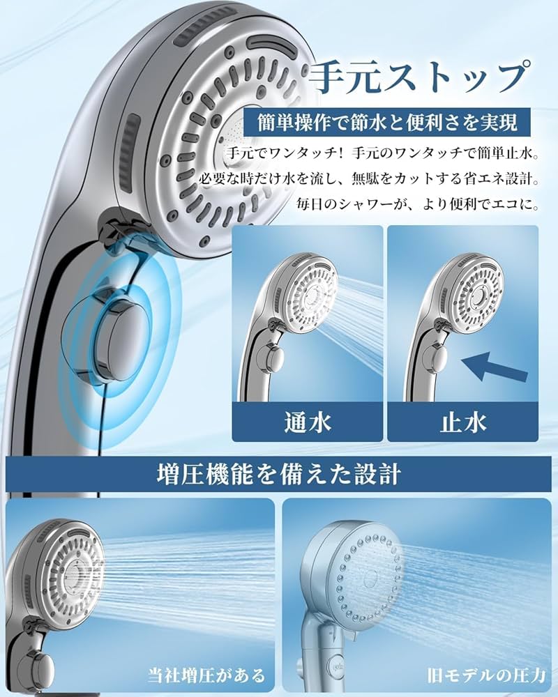 Amazon.co.jp: AMILOZI 「tk話題中」シャワーヘッド マイクロ