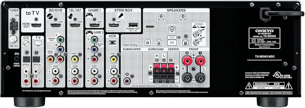 ONKYO TX-SR343 : Amazon.in: Electronics