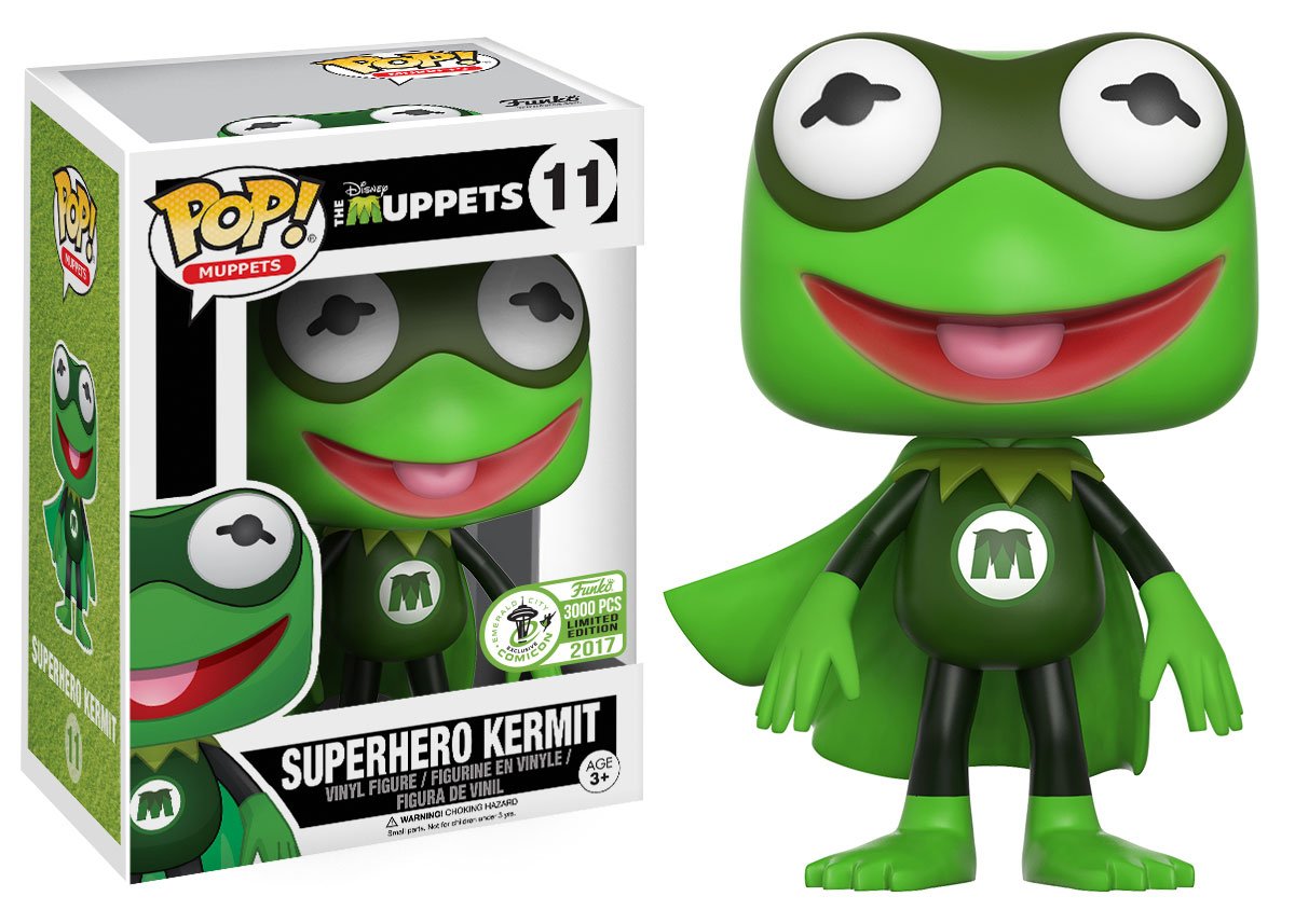 Amazon.com: Funko ECCC POP Muppets Superhero Kermit 2017 - Kermit