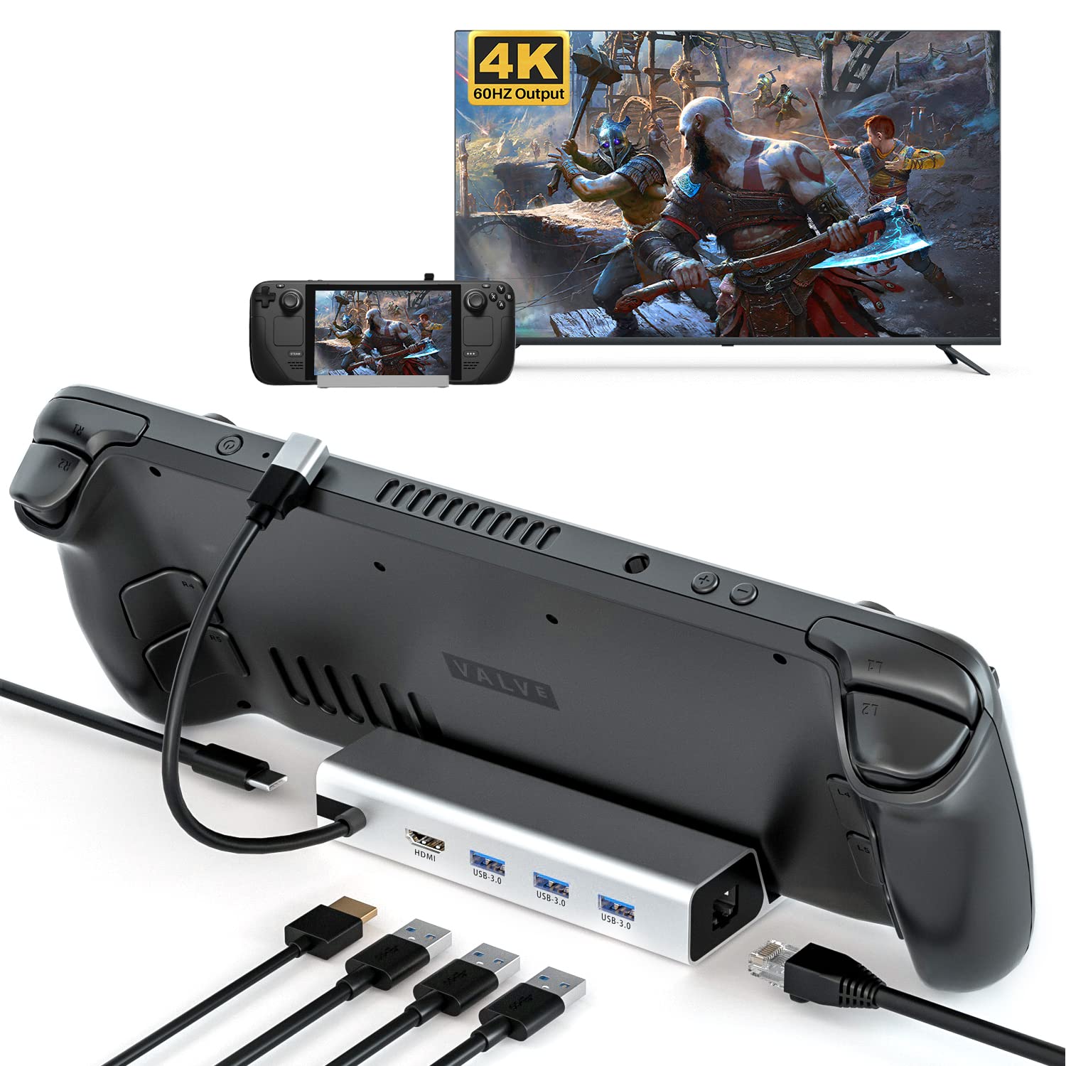 Amazon.co.jp: 【新登場】Steam Deck/Steam Deck OLED用ドック ASUS