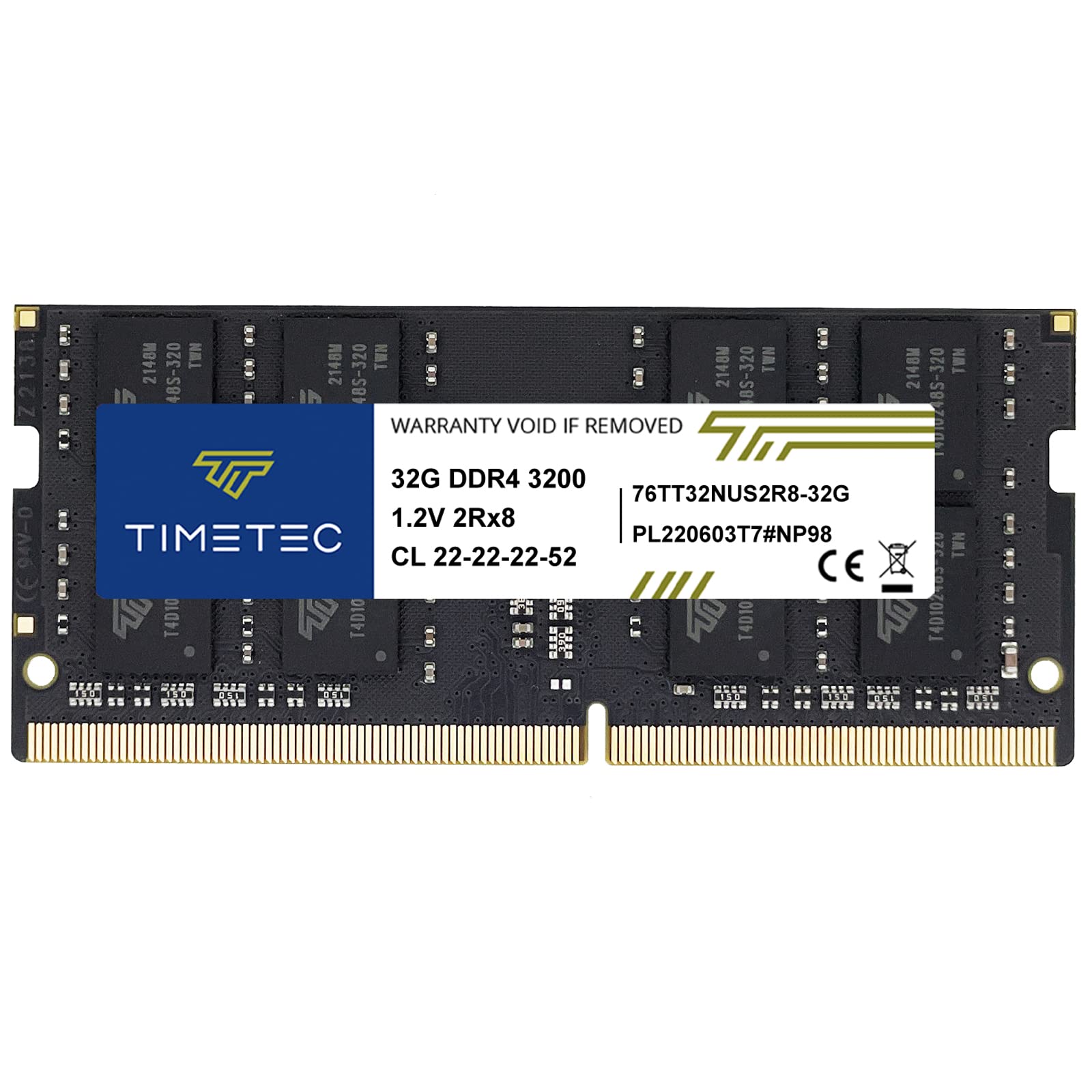 Amazon.co.jp: Timetec 32GB ノートPC用メモリ DDR4 3200MHz PC4-25600