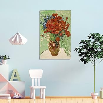 Amazon｜Vincent Van Goghフィンセント・ファン・ゴッホ「赤いヒナゲシ