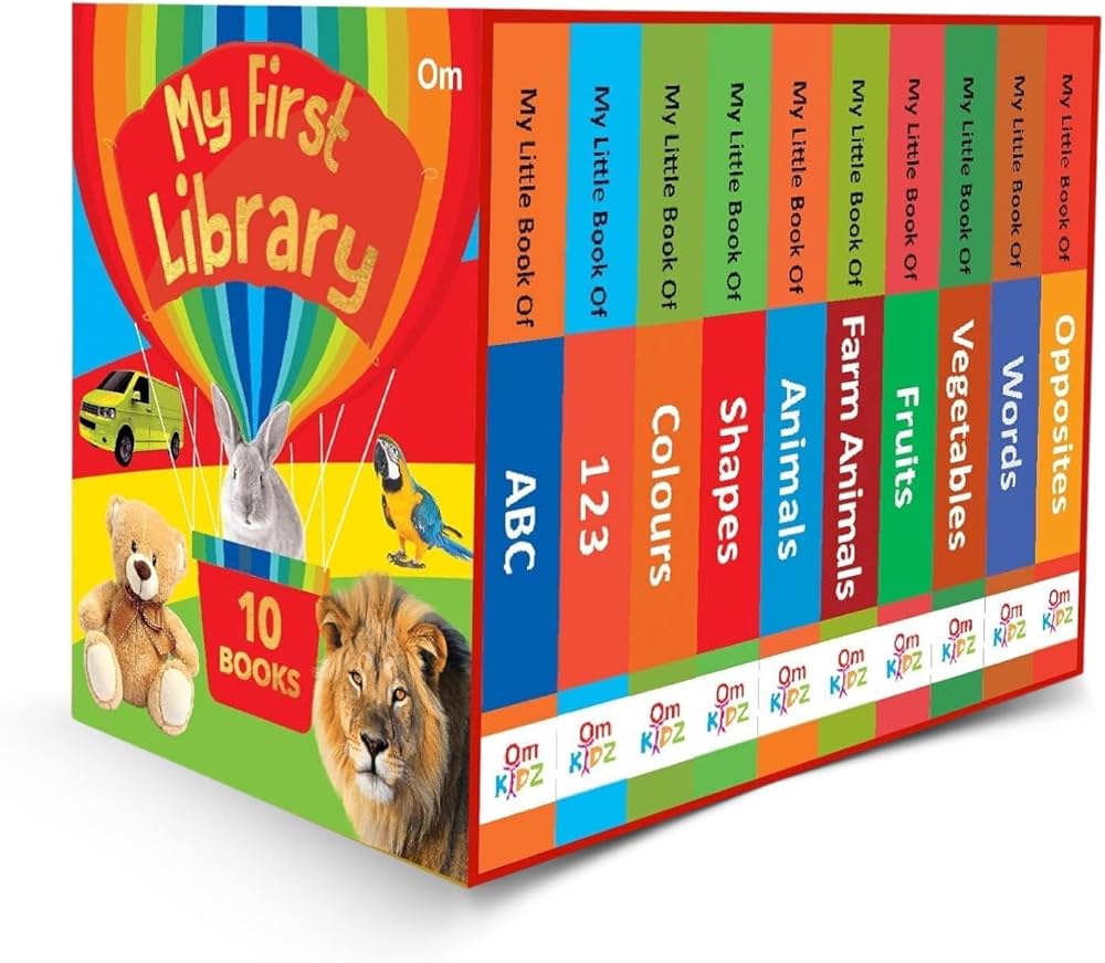 My First Library – Set of 10 Board Books for Babies, Toddlers