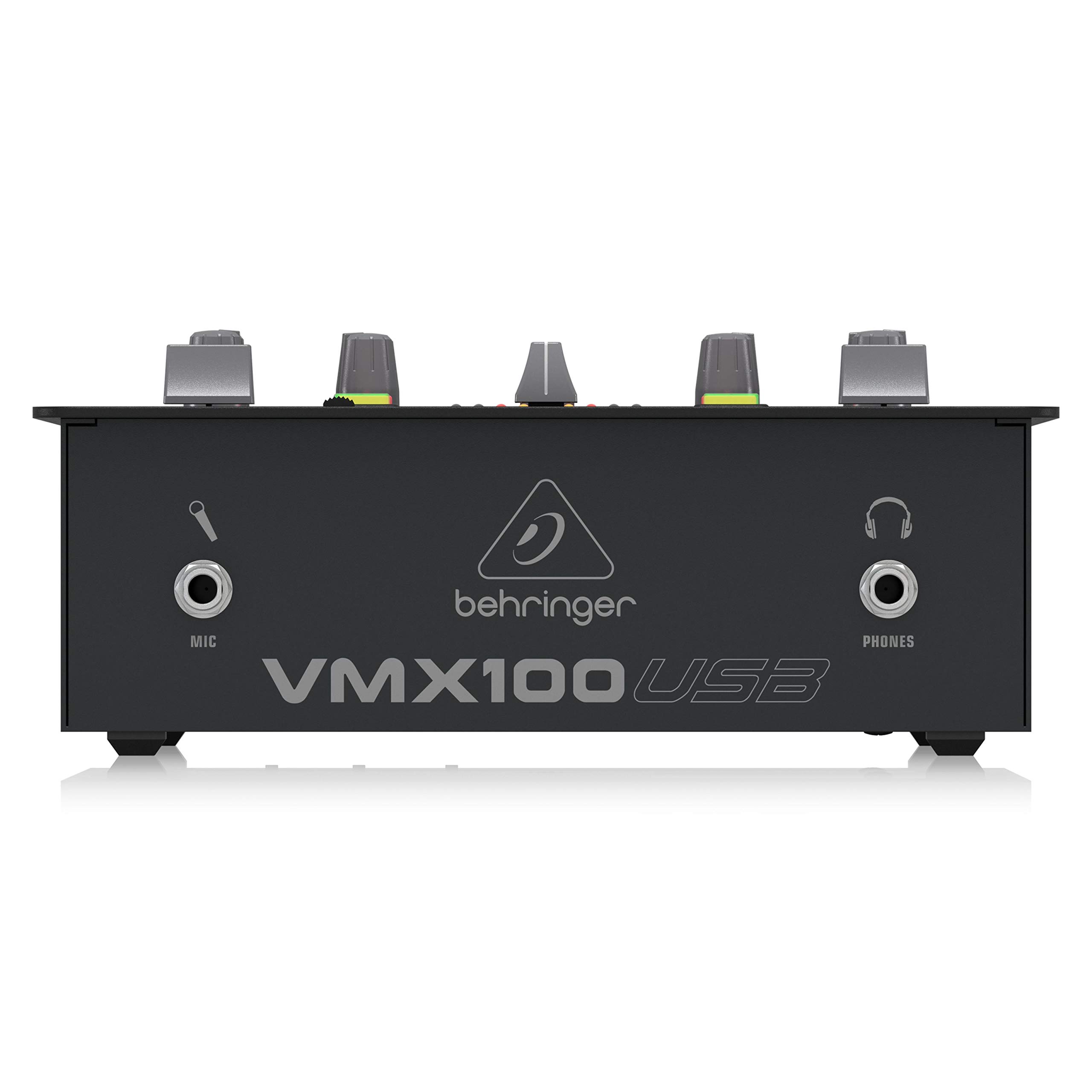 Behringer PRO MIXER VMX100USB Professional 2-Channel DJ Mixer with