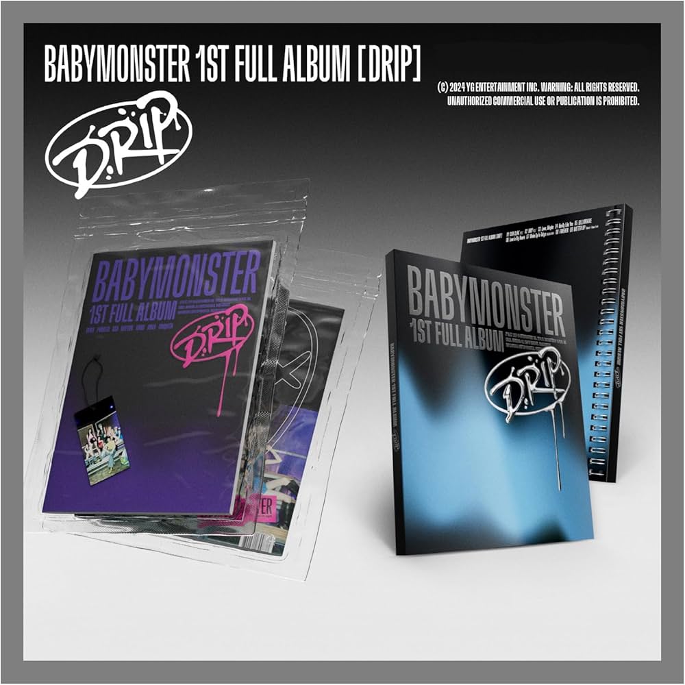 Amazon.co.jp: BABYMONSTER DRIP 1st Full Album with Tracking Sealed