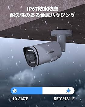 Amazon.co.jp: 【4K画質・フルカラー撮影・双方向音声】H.View 防犯