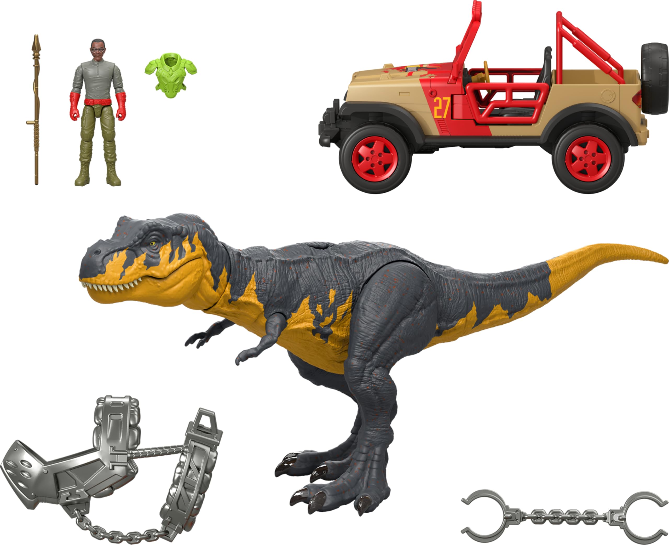 Amazon.co.jp: Mattel ジュラシックパーク '93 クラシックセット T.rex