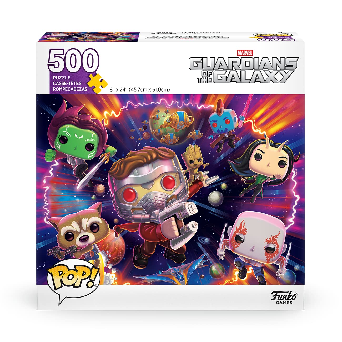 Amazon.com: Funko Pop! Marvel Puzzle: Guardians of The Galaxy