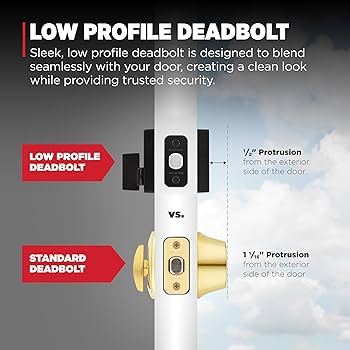 Kwikset San Clemente Front Door Lock Handle and Deadbolt Set