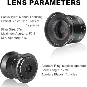 Amazon.com : 7Artisans 12mm F2.8 Mark Ⅱ Ultra Wide Angle APS-C