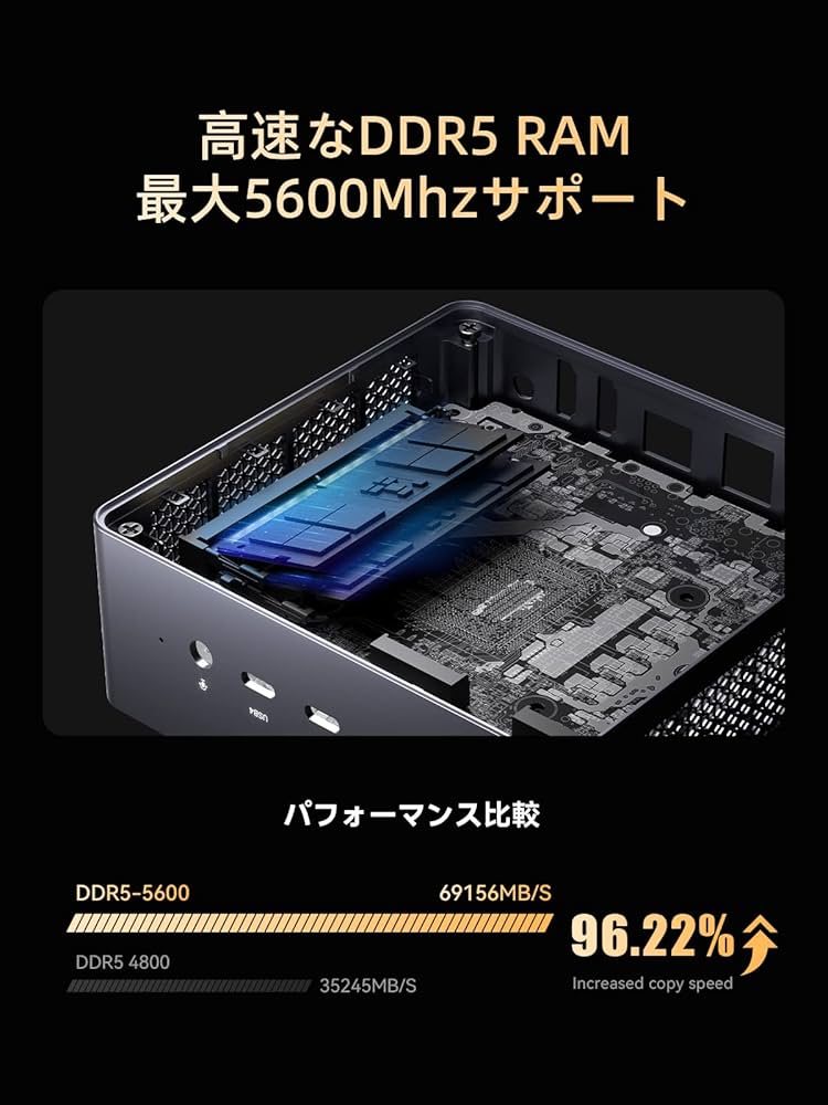 Amazon.co.jp: MINISFORUM UM790Pro ミニpc AMD Ryzen 9 7940HS DDR5