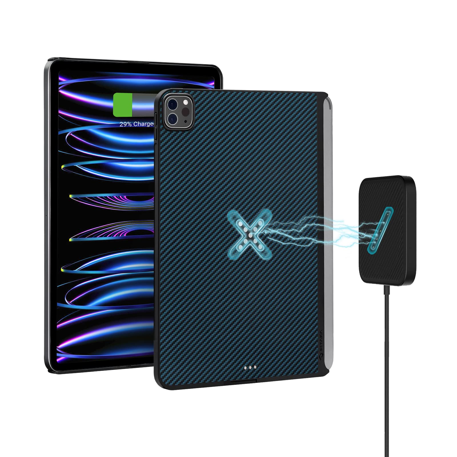 Amazon.com: PITAKA iPad Pro 12.9 Case - Magnetic Wireless Charging