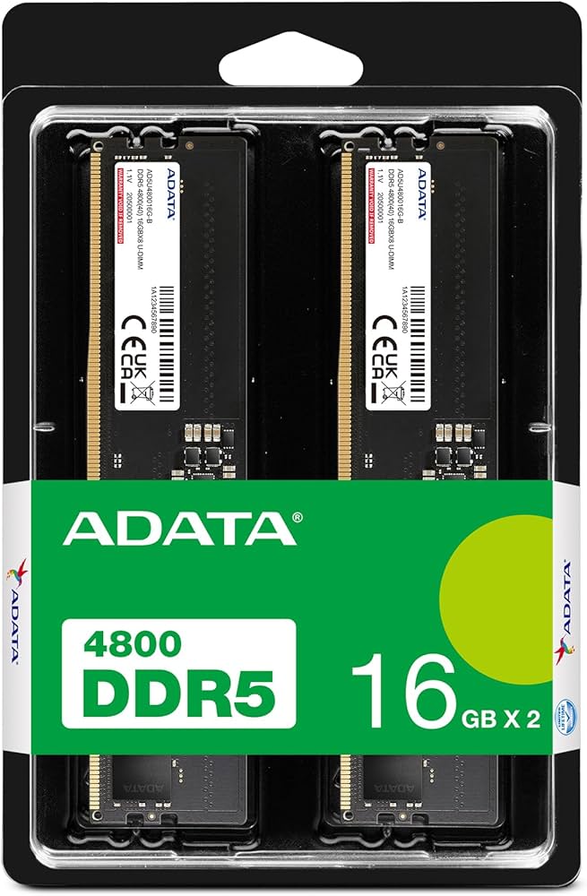 ADATA DDR5 4800MHz 16GB メモリー 未使用 ADATA DDR5 4800MHz 16GB