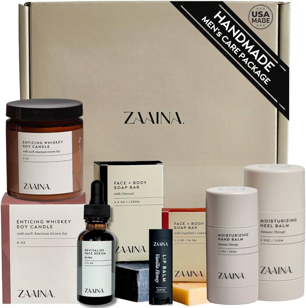 Amazon.com: ZAAINA Men's Self Care Package, Valentine Gifts for