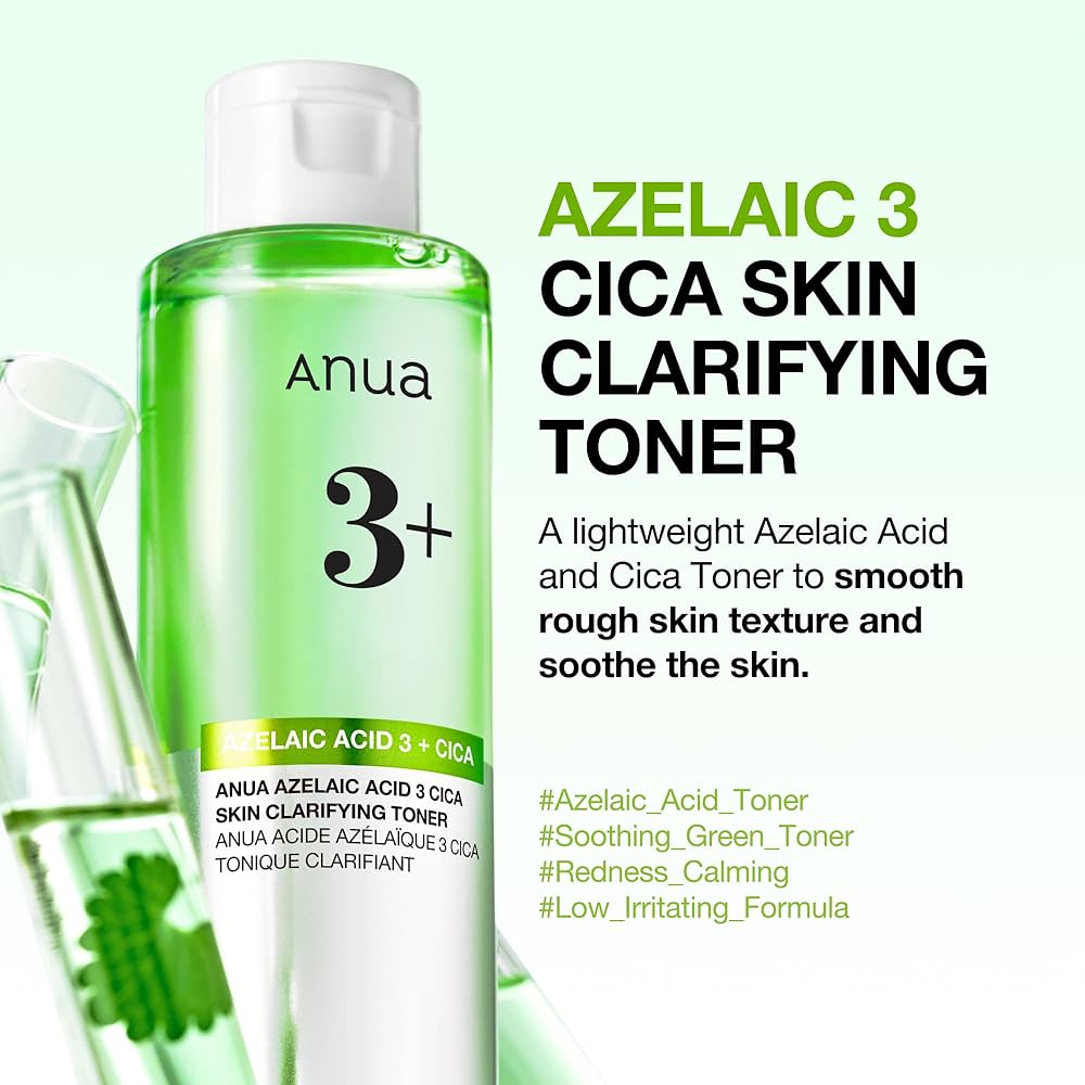 Amazon.com: Anua Azelaic Acid 3 CICA Skin Clarifying Toner