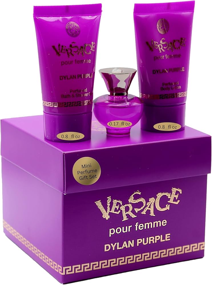 Amazon.com : Versace Dylan Purple for Women 3 Piece Set Includes