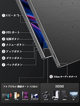 Amazon.co.jp: MAGICRAVEN モバイルモニター 17.3インチ 4K 3840*2160