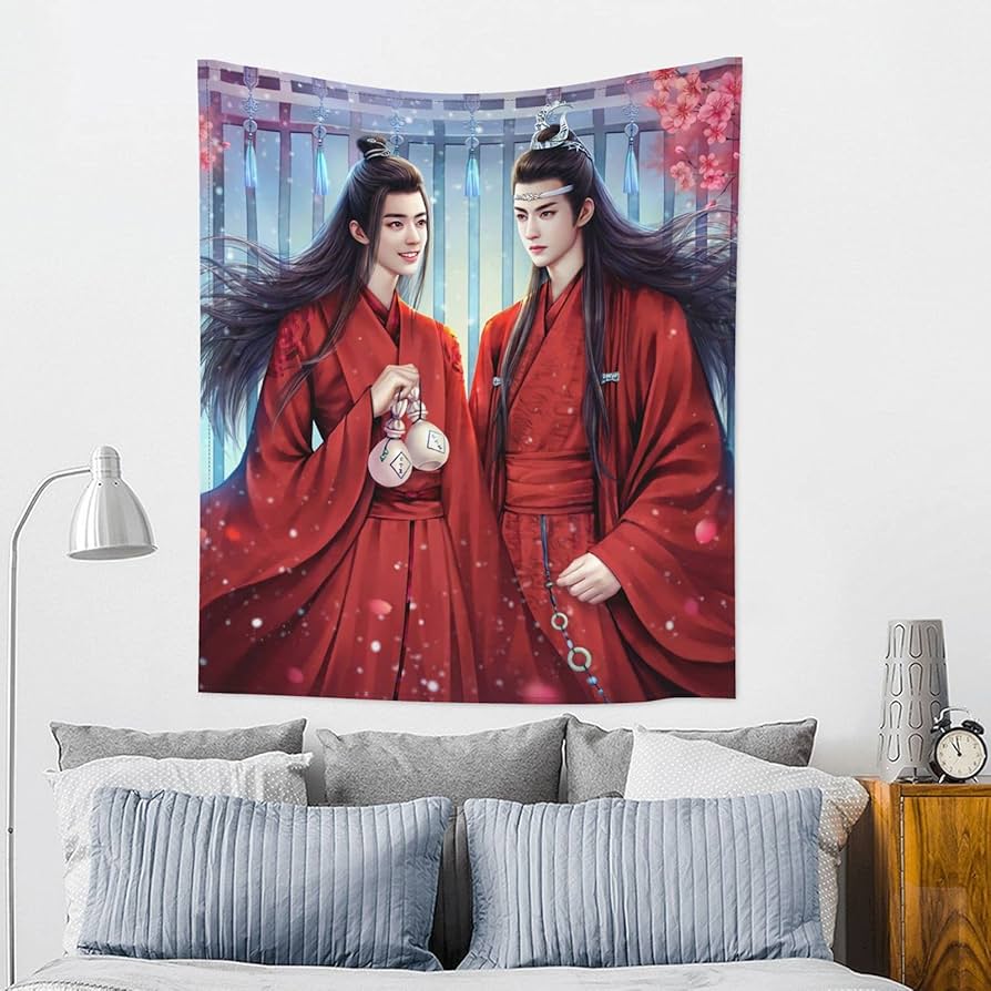 Amazon.co.jp: 陳情令 魔道祖師 魏無羨 藍忘機 王一博 肖战 壁に