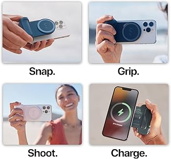 Amazon.com: ShiftCam SnapGrip – Phone Camera Grip with Magnetic