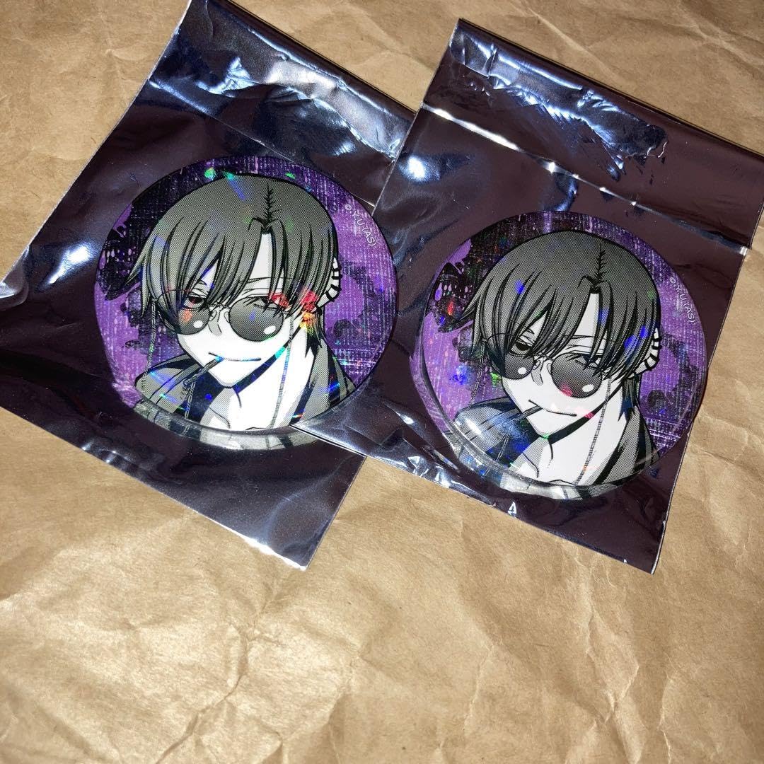 の**様 桃源暗鬼 朽森紫苑 マズル ホログラム缶バッジ vol.7 漫画