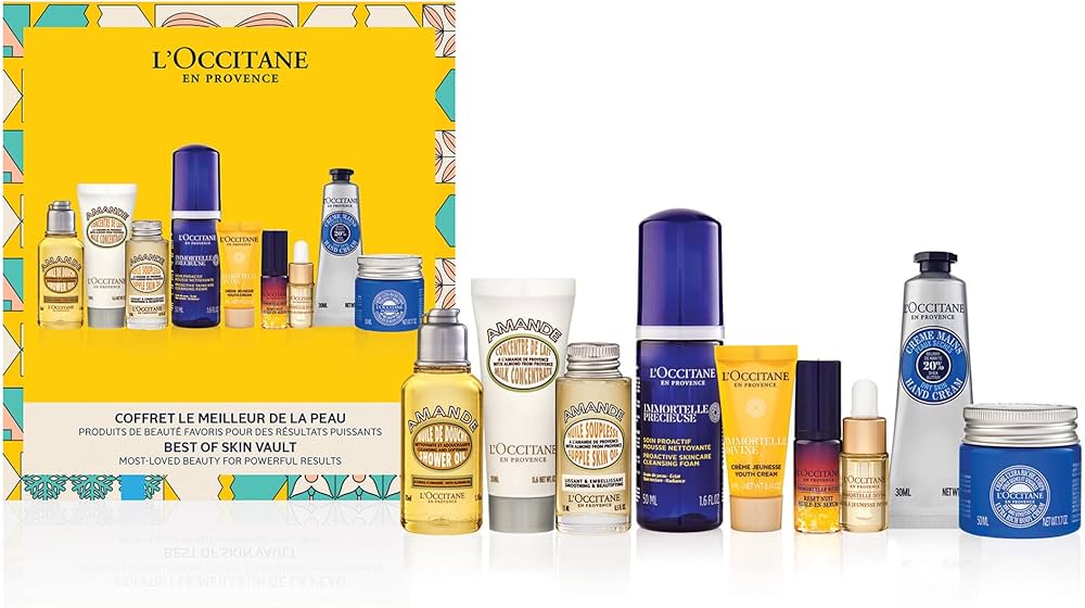 Amazon.com: L'OCCITANE Gift Set | Revitalizing Face OIl, Our Serum