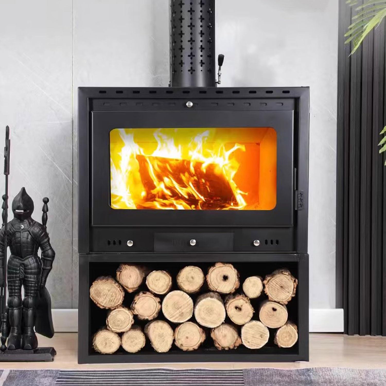 Amazon.co.jp : SciAza 暖炉型ファンヒーター 暖炉型ファンヒーター