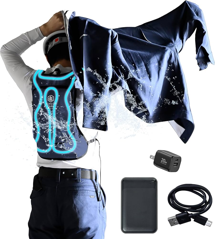 Amazon.co.jp: [山善] 【セット買い】 水冷服 【2025年モデル】 ベスト