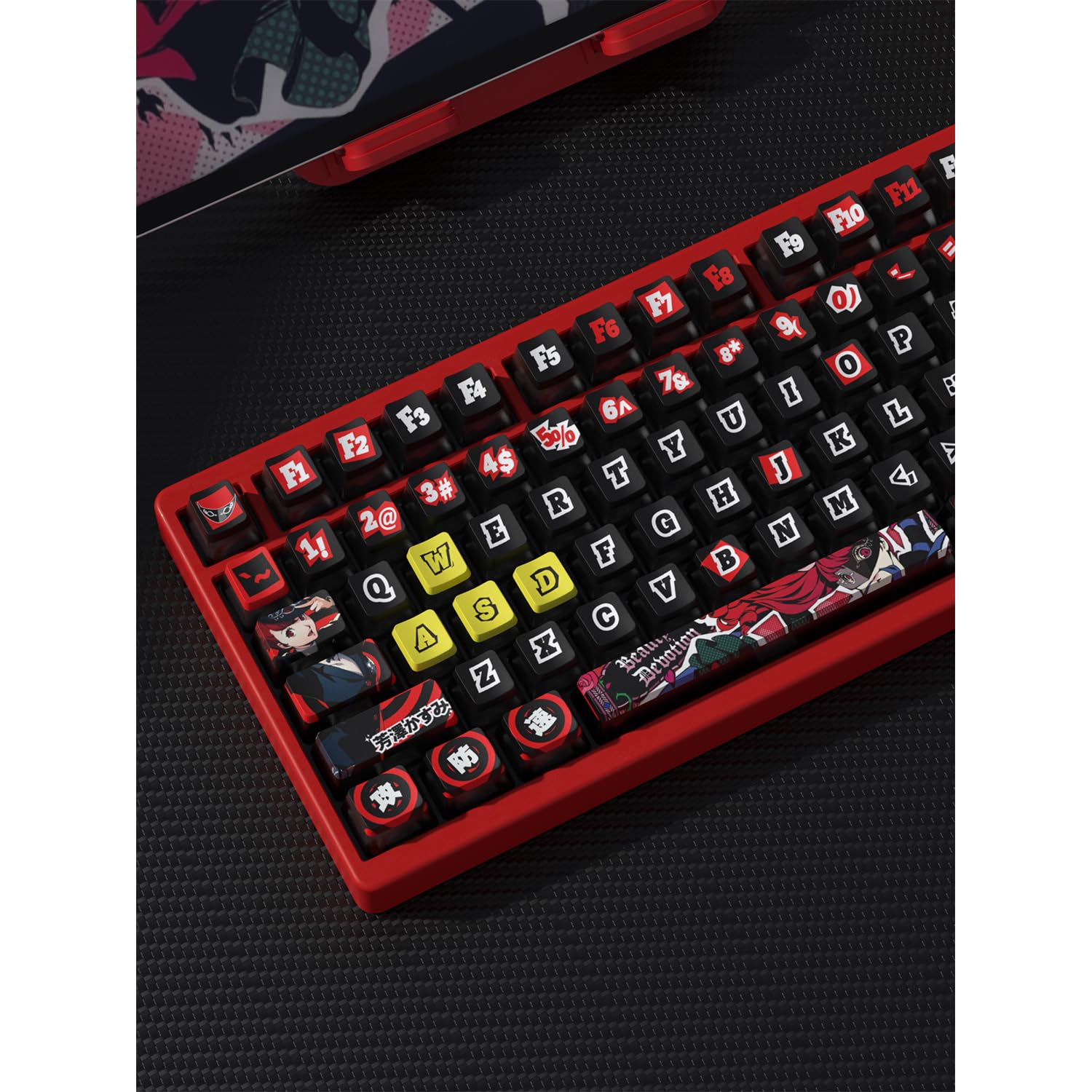 Amazon | ペルソナ5 雨宮蓮 芳澤かすみ キーキャップ グッズ PBT染め