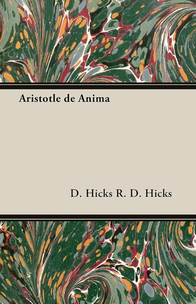 洋書 Aristoteles De anima (ed. R.D. Hicks) Amazon.co.jp: Aristotle