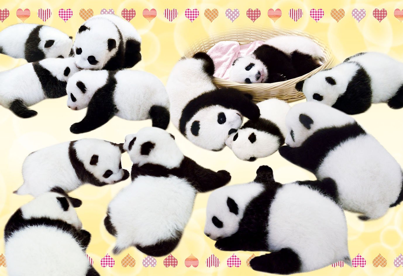 Amazon.co.jp: 300ピース ジグソーパズル パンダ大好き! (26x38cm