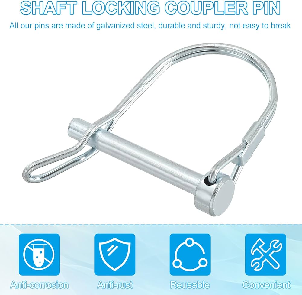 Amazon.co.jp: PATIKIL シャフトロックピンWイヤ1/4x1-3/4