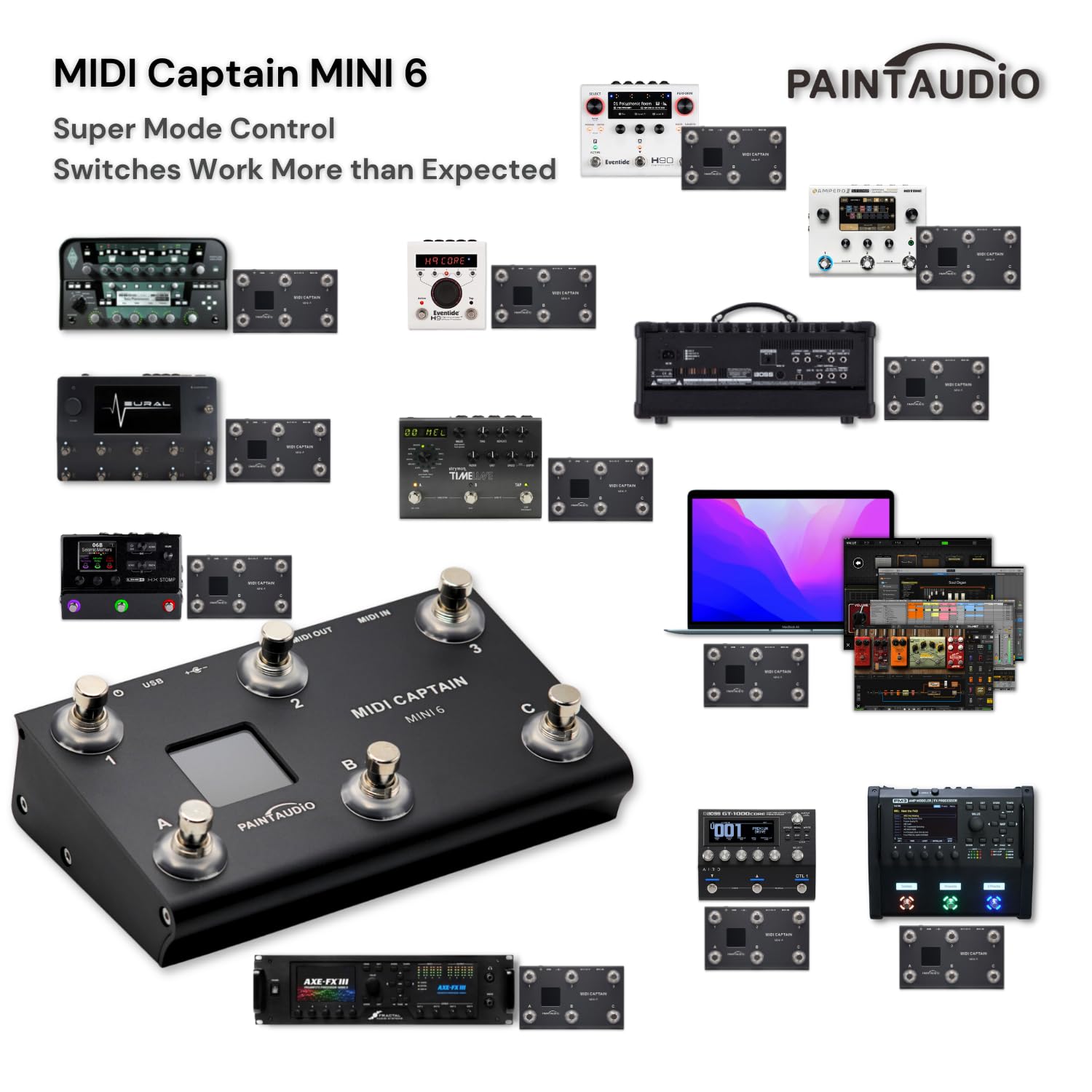 Amazon | PAINTAUDIO MIDI Captain NANO 4/MINI 6フィート