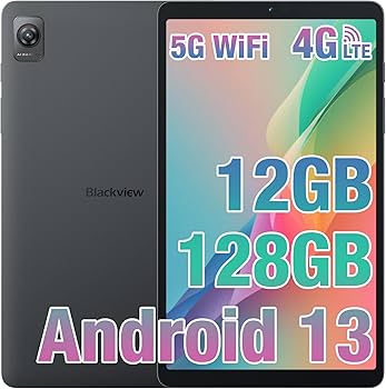 Blackview Tab60 Android Tablet 13 8.68 Inch 4G LTE 5G WiFi 12GB