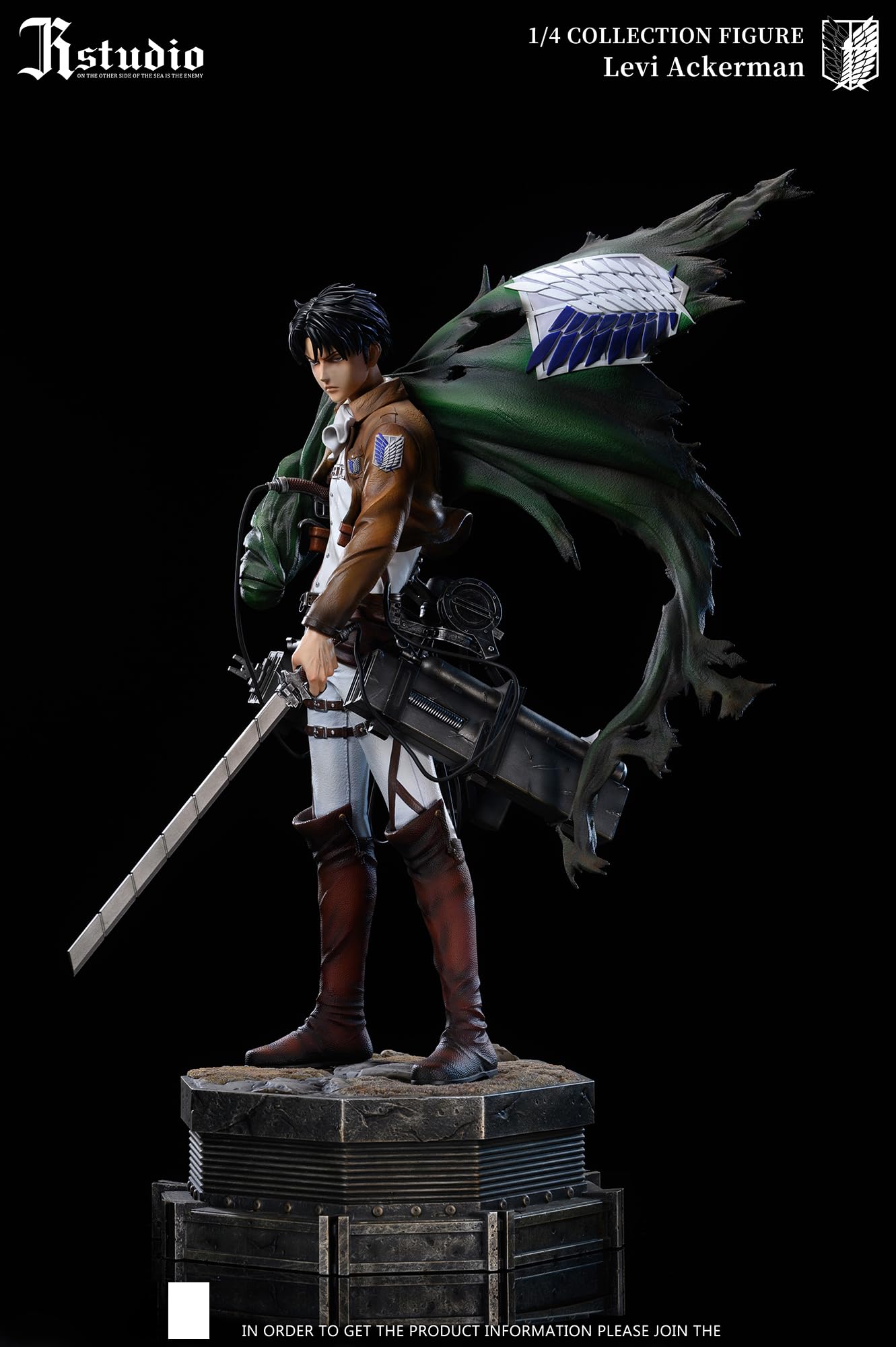 Amazon | リヴァイ・アッカーマン フィギュア 1/4スケール 塗装済み