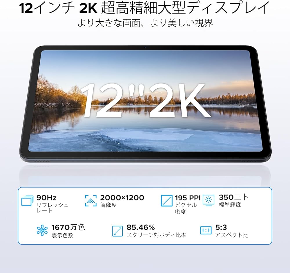 Amazon.co.jp: 【Android 16 タブレット 12インチ初登場】 DOOGEE U12