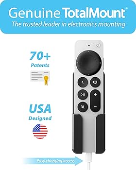Amazon.com: TotalMount Holder for Apple TV Remote – Never Lose