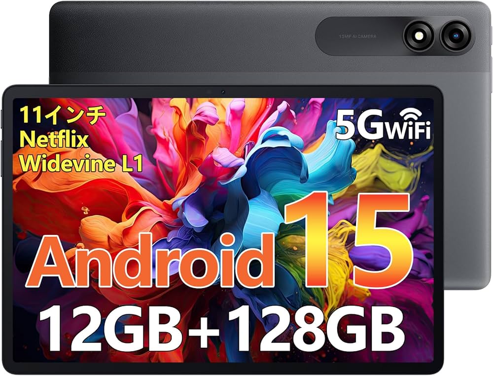 Amazon.co.jp: 【Android 15 タブレット 11インチ AI初登場】Blackview