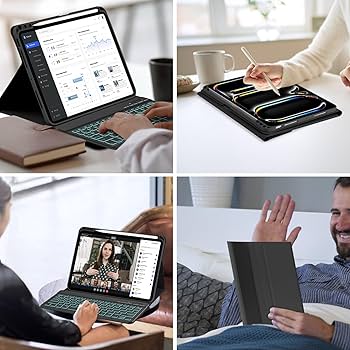 Amazon.com: MMK iPad Pro 11 inch Case with Keyboard (2024 M4