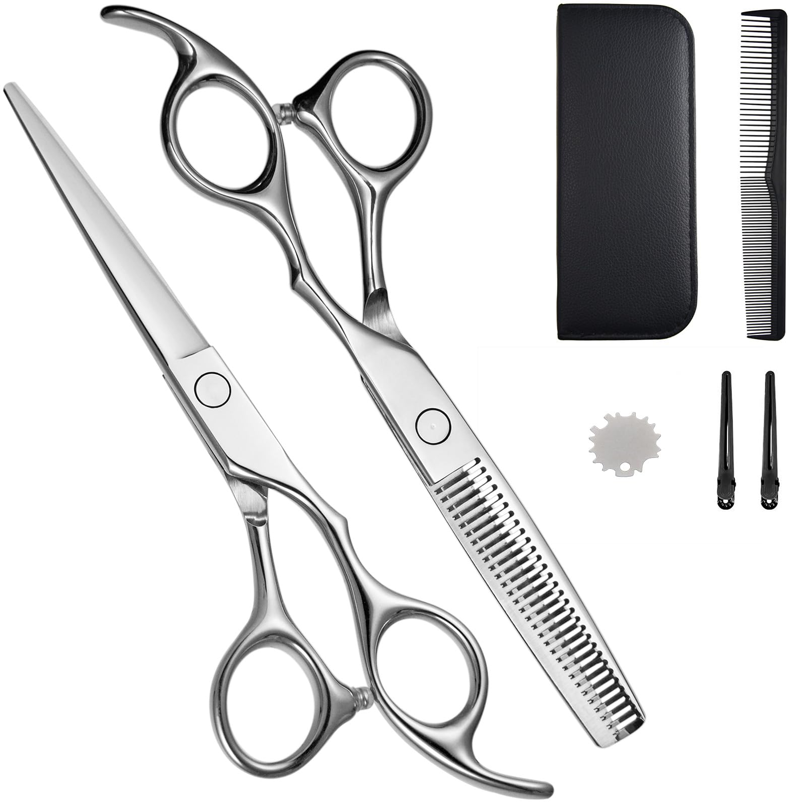 Amazon | Sopplea 散髪セット 散髪用ハサミ すきバサミ カットはさみ