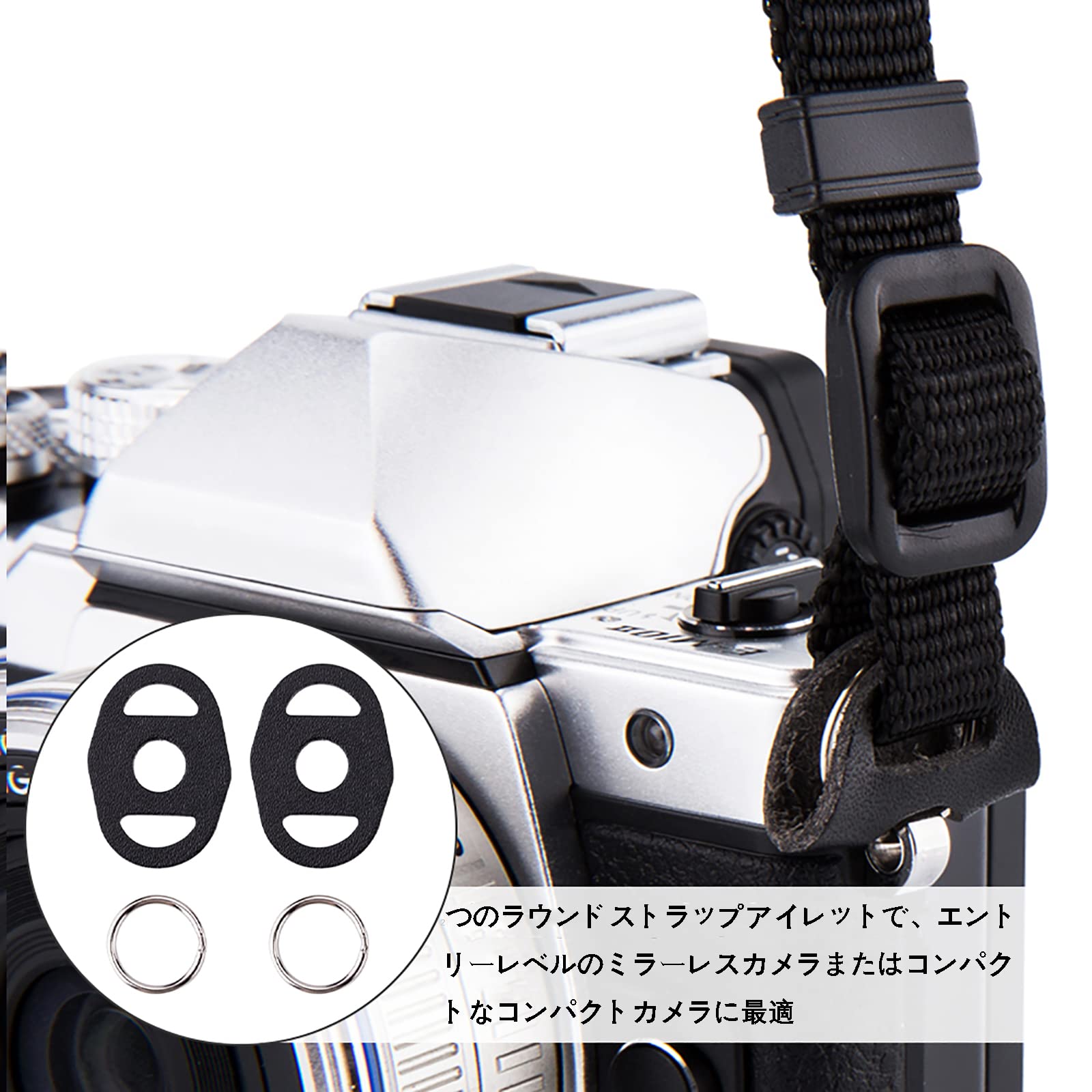 Amazon | JJC カメラ ネックストラップ Canon EOS R8 R50 R6II R7 R10