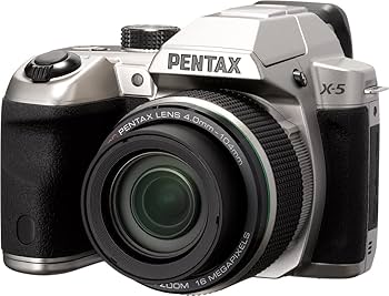 Amazon.com : Pentax X-5 silver 16 Digital Camera with 26x Optical