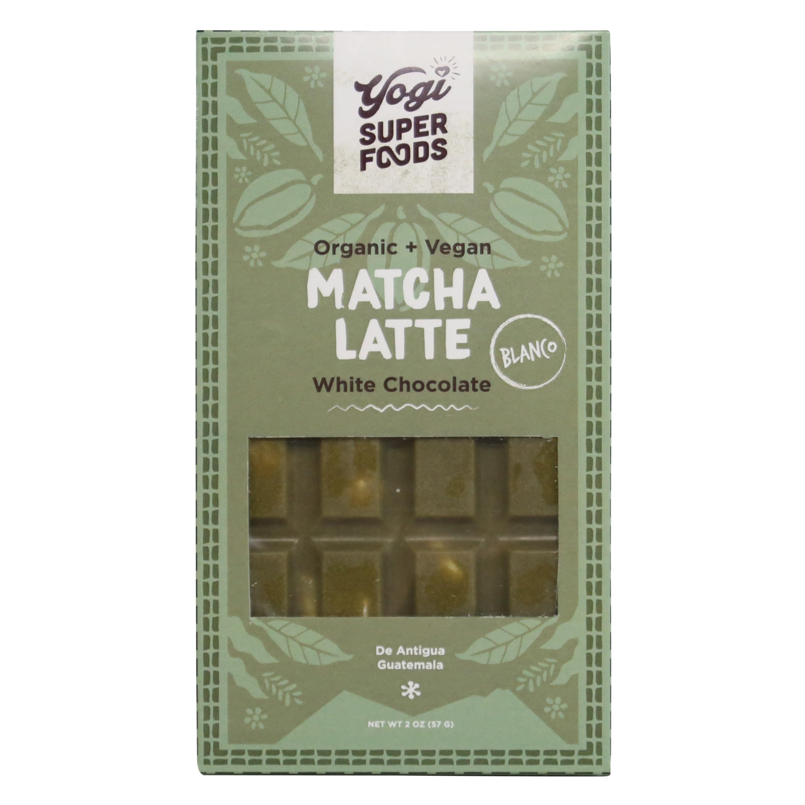Amazon.com: Yogi Super Foods Vegan White Chocolate with Matcha